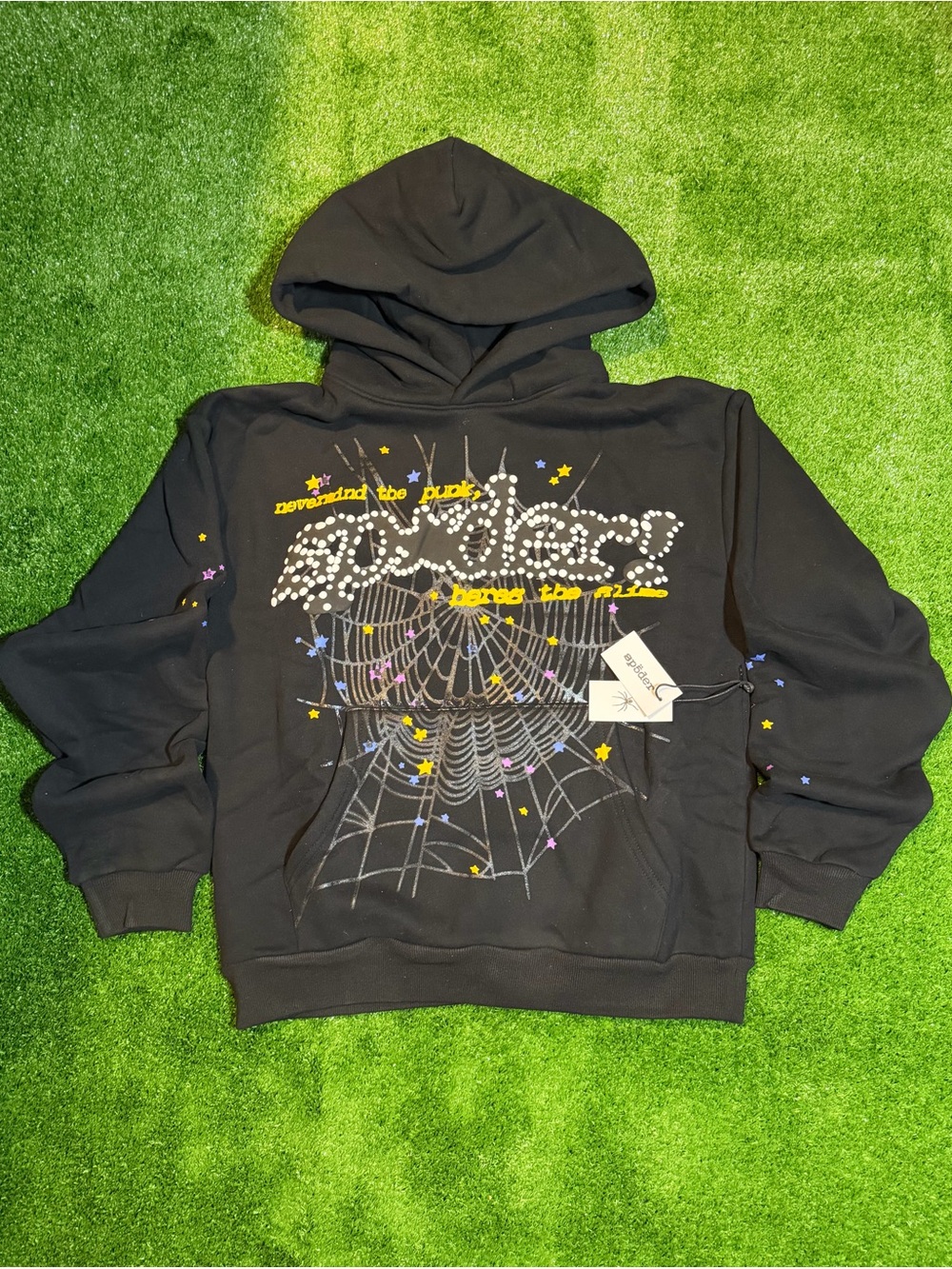 OG Web Black Sp5der Hoodie